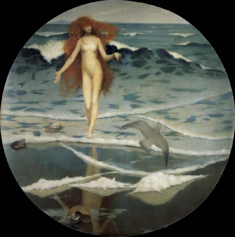 William Stott of Oldham The Birth of Venus oil painting image